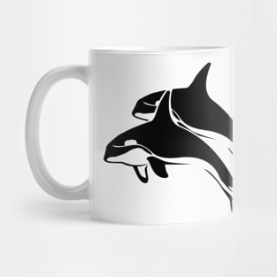 Killer whale, Minimal, Environment, Planet, Ocean Mug